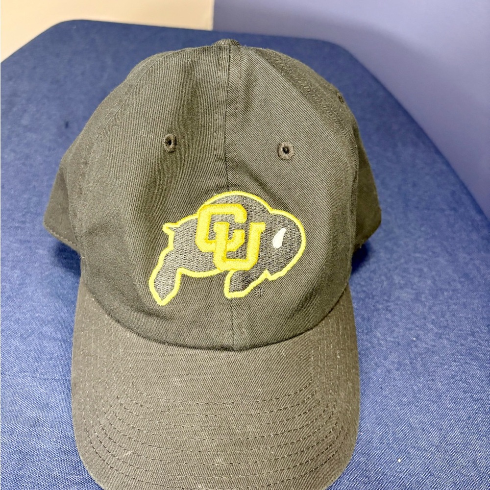 Black and Yellow CU Buffalo Embroidered Baseball Cap